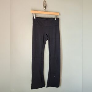 Prana Black Flare Leggings Pants Women's Size Small